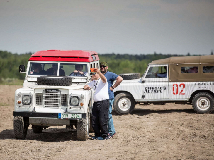 Testovací trénink řízení LAND ROVER OFF-ROAD