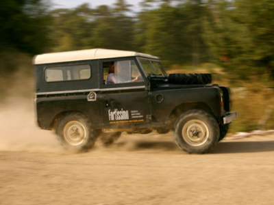 Testovací trénink řízení LAND ROVER OFF-ROAD