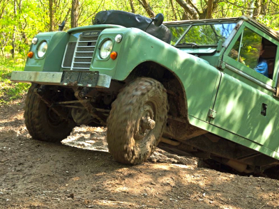 Testovací trénink řízení LAND ROVER OFF-ROAD