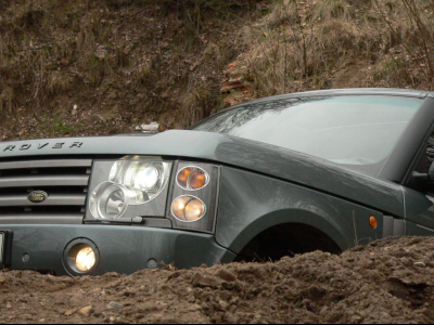 Testovací trénink řízení LAND ROVER OFF-ROAD