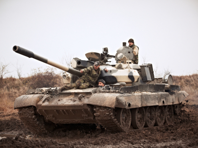 Řízení tréninkové verze bojového tanku VT-55